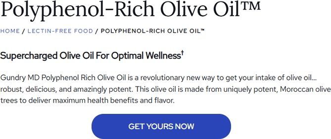 Dr Gundry Olive Oil Benefits Review: Polyphenol-Rich Wellness Guide